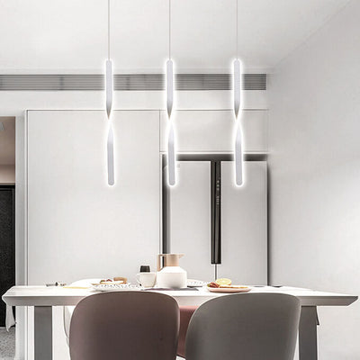 Modern Simple Line 1-Light LED Pendant Light