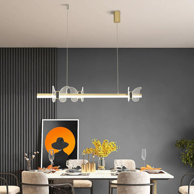 Modern Acrylic Butterfly Light Bar LED Pendant Light
