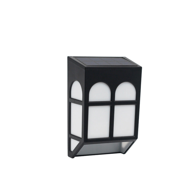 Solar Waterproof Color Lighting Adjustable LED Outdoor Wall Sconce Lamp