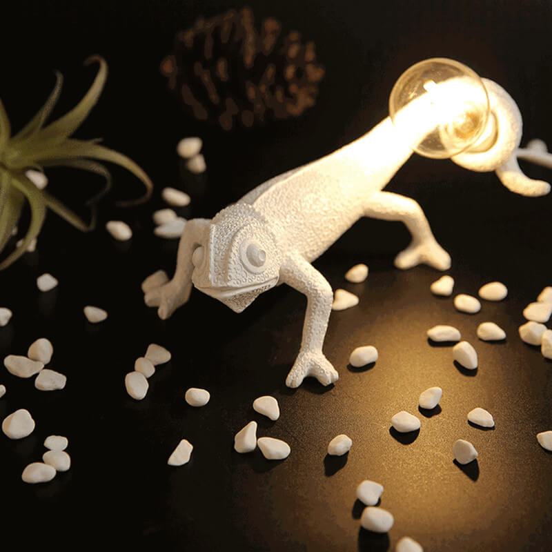 Creative Resin Chameleon 1-Light Table Lamps