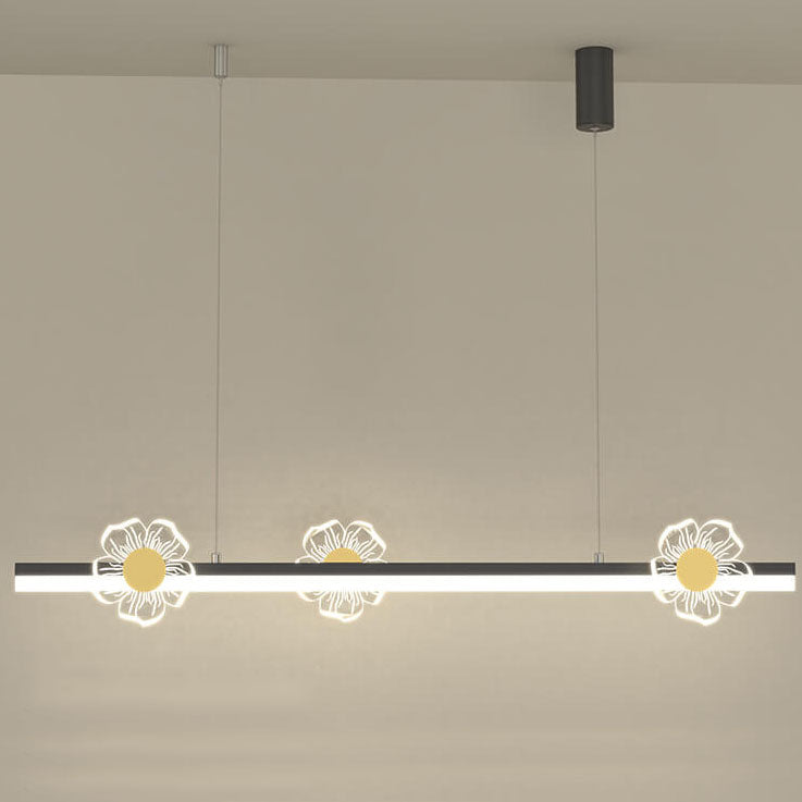 Modern Acrylic Butterfly Light Bar LED Pendant Light
