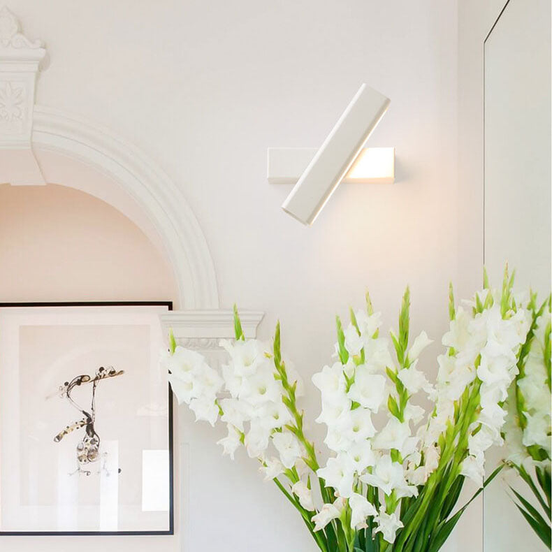 مصباح حائط LED دوار بسيط حديث معدني بخطوط 1 