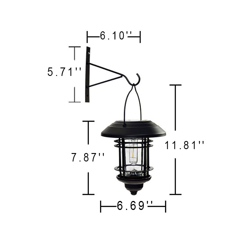 Solar Outdoor Waterproof Induction LED Decorative Wall Sconce Lamp