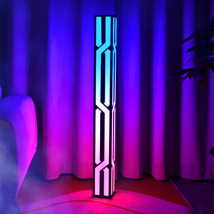 Modern Acrylic Multicolor Dynamic LED Decorative Standing Floor Lamp