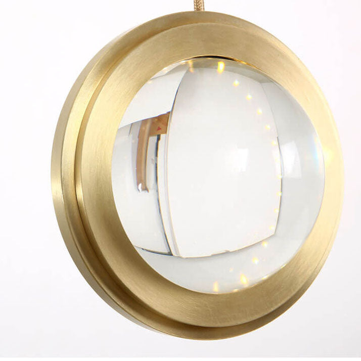Post-modern Crystal Ball 1-Light LED Mini Pendant Light