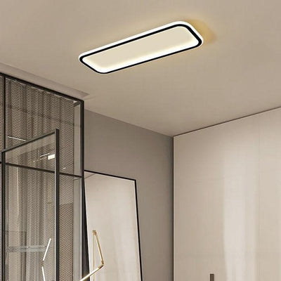 Minimalistische 1-Licht Lineare Acryl 3-Farben-wechselbare LED-Deckenleuchte 