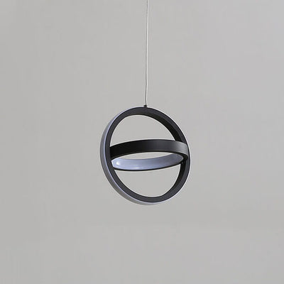 Nordic Creative Geometric Ring LED Pendant Light