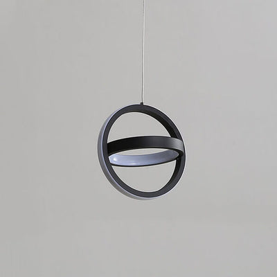 Nordic Creative Geometric Ring LED-Pendelleuchte 