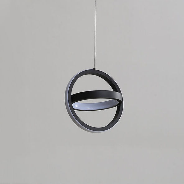 Nordic Creative Geometric Ring LED Pendant Light