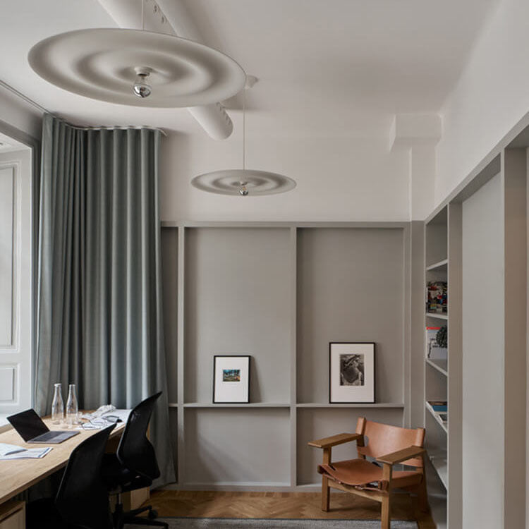 Modern Minimalist Single Dome 1-Light LED Pendant Light