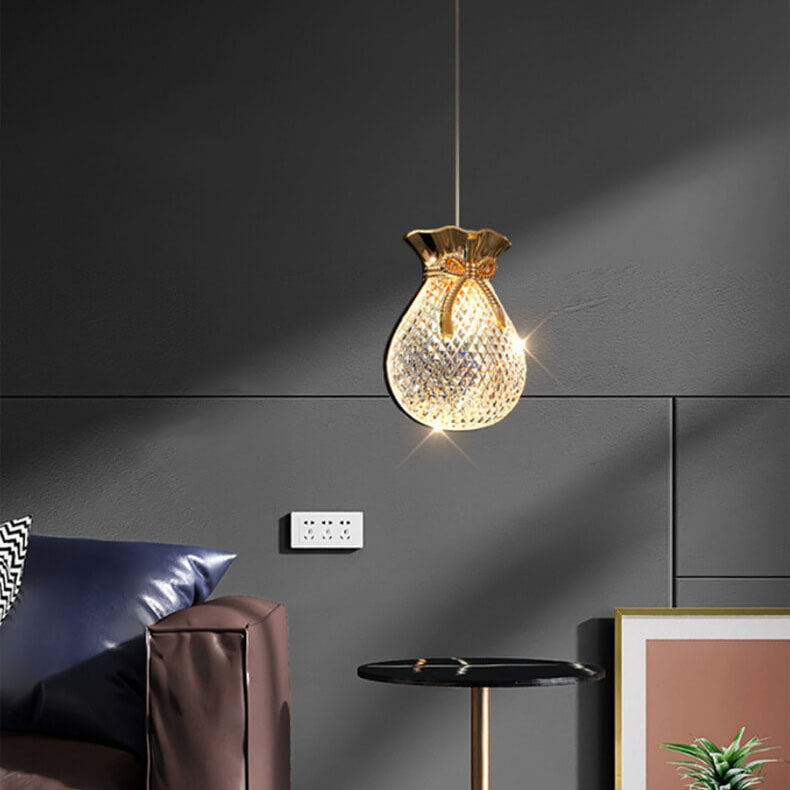 Moderne kreative Acryl-Glückstasche 1-Licht-Pendelleuchte 