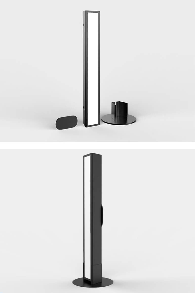 Lampe de table créative à 1 lumière LED RVB à longue bande 
