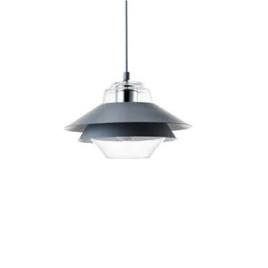 Nordic Layered Concentric Tiers Shade 1-Light Pendant Light