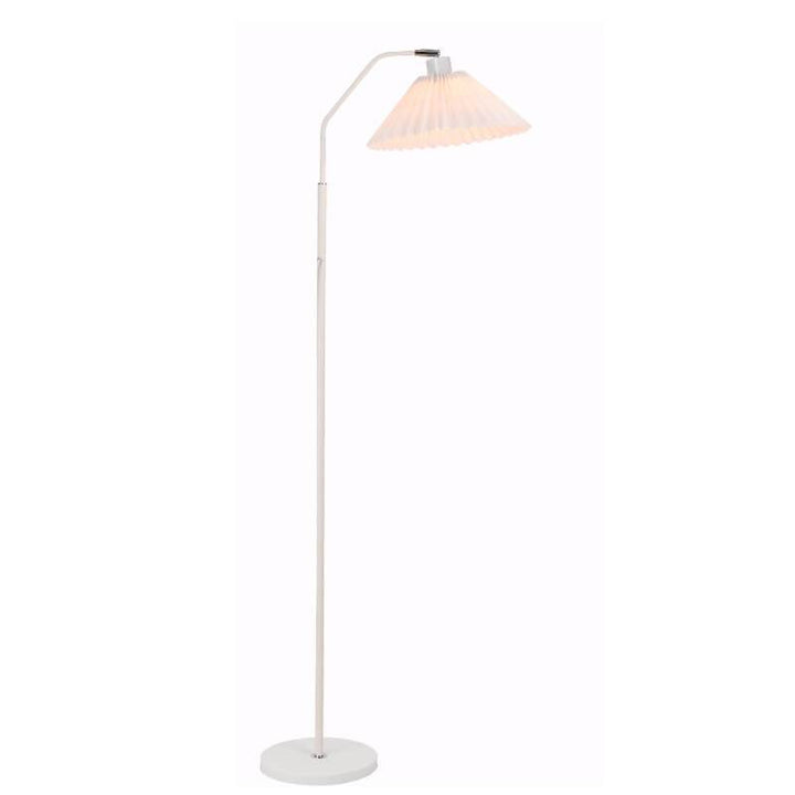 Minimalistische Stofffaltenlampe 1-Licht Stehende Stehlampe 