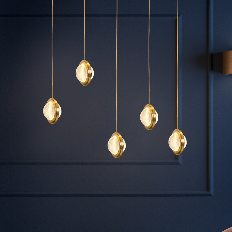 Post-modern Crystal Ball 1-Light LED Mini Pendant Light