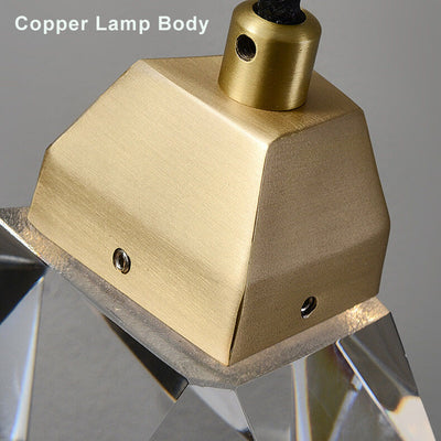 Crystal 1-Light LED Armed Sconce Lamp