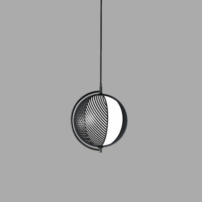 Moderne kreative Eisen-runde Glaskugel-1-Licht-Pendelleuchte 