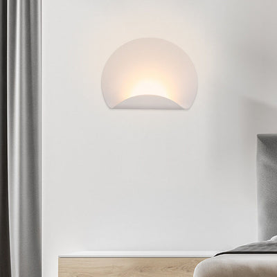 مصابيح الحائط LED الحديثة بشكل دائرة من الألومنيوم بلمبة واحدة 