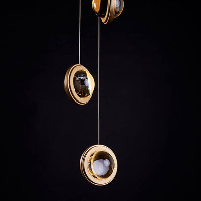 Post-modern Crystal Ball 1-Light LED Mini Pendant Light