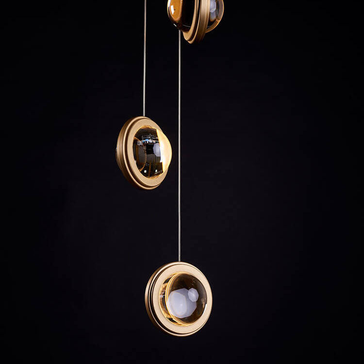 Post-modern Crystal Ball 1-Light LED Mini Pendant Light