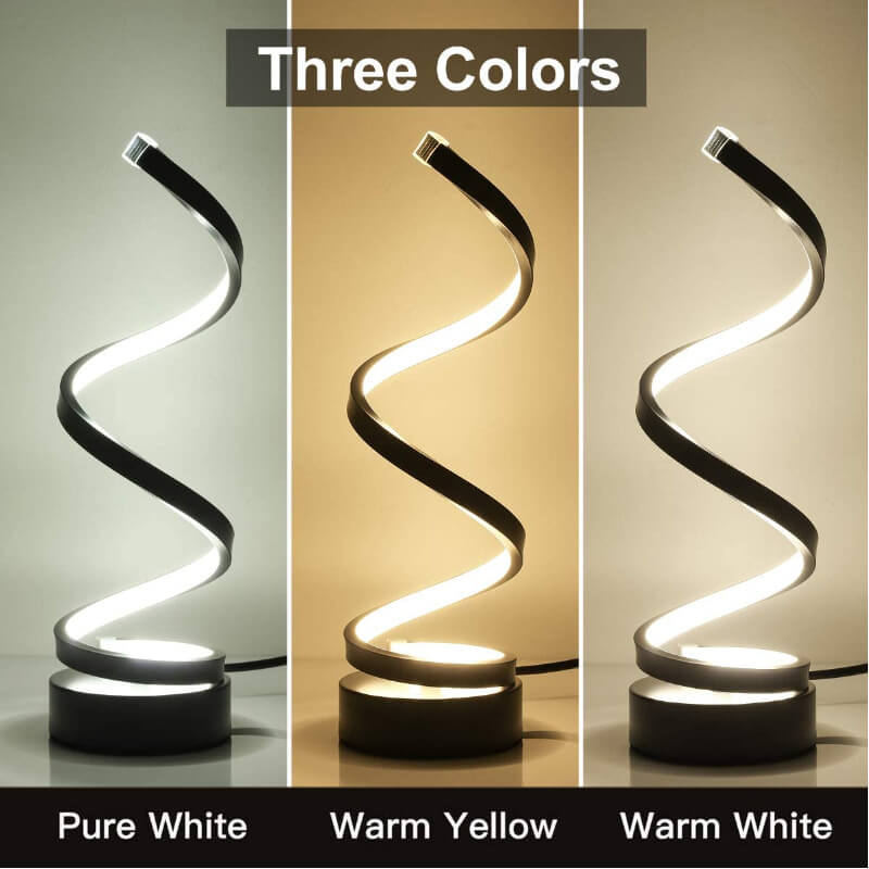 Spiral Shade 1-Light LED Table Lamps
