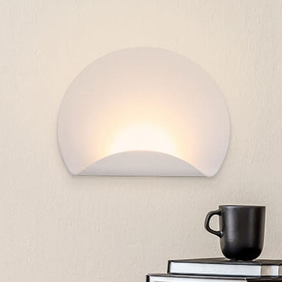 Modern Circle Shape Aluminum 1-Light LED Wall Sconce Lamps