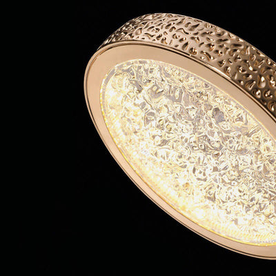 ضوء قلادة LED بلمسة حديثة وإبداعية بشكل دائري من الأكريليك بلمبة واحدة 