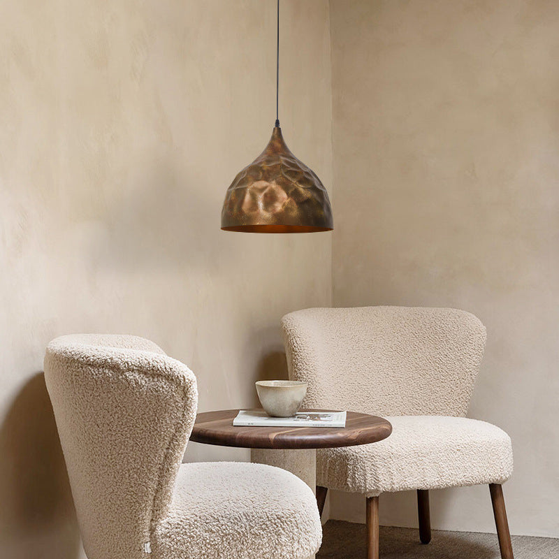 Industrielle Eisen Nostalgie Schalenform 1-Licht Kreative Pendelleuchte 