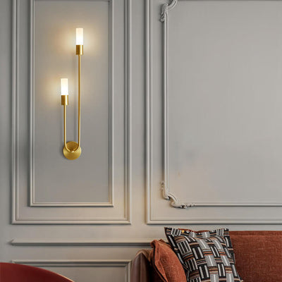 Nordic Minimalist U-Shaped 2-Light Wall Sconce Lamps
