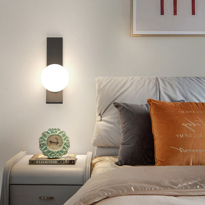 Modern Simple Acrylic Ball Shade LED Wall Sconce Lamp