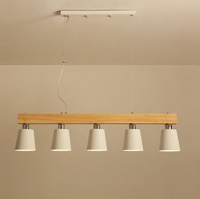 Modern Wooden Nordic Barrel 3/5-Light