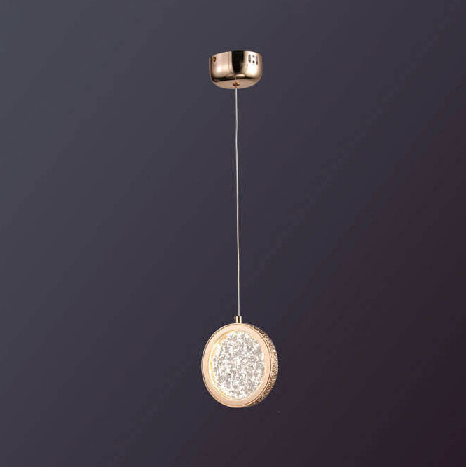 Modern Creative Acrylic Round Shape 1-Light LED Pendant Light