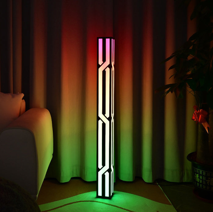 Modern Acrylic Multicolor Dynamic LED Decorative Standing Floor Lamp