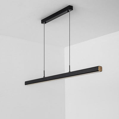 Modern Minimalist Long Strip LED Pendant Light