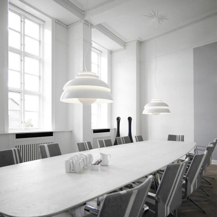Modern Minimalist Multilayer Dome 1-Light Pendant Light