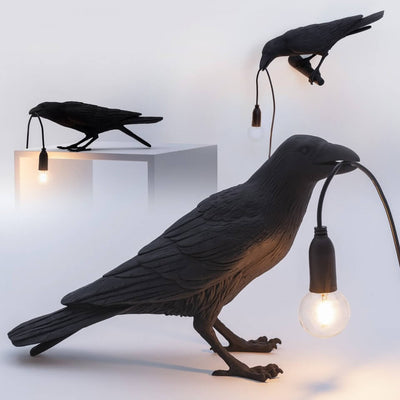 Creative Bird Resin 1 Light Table Lamps