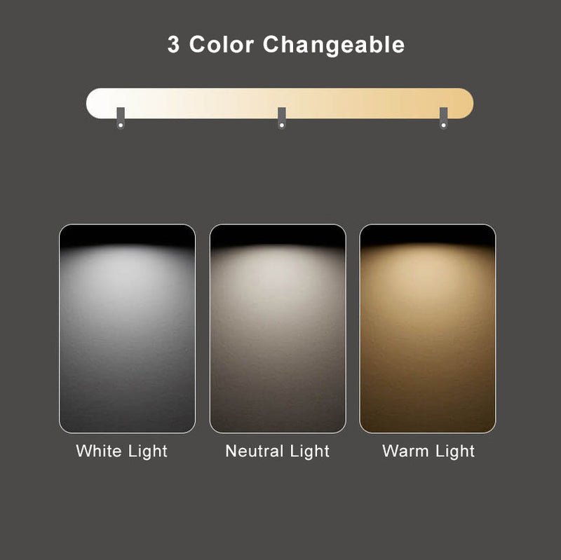 Moderne 1-Licht-Blattform 3-farbig veränderbare LED-Wandleuchte 