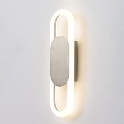 مصابيح حائط LED بشكل بيضاوي حديث وإبداعي بمصباح واحد 