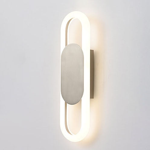 مصابيح حائط LED بشكل بيضاوي حديث وإبداعي بمصباح واحد 