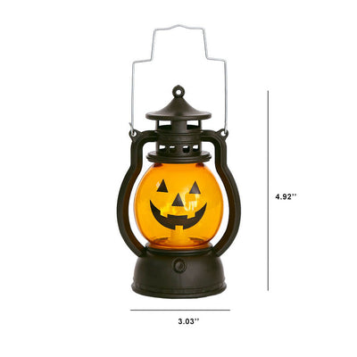 Décorations de lanternes LED citrouille d'horreur d'Halloween lampe portative 