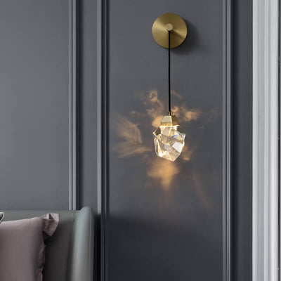 Crystal 1-Light LED Armed Sconce Lamp