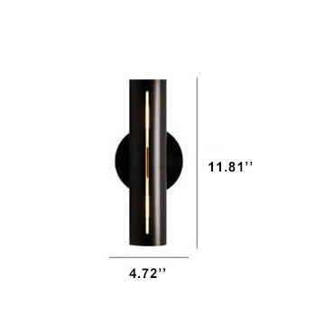 Post-modern Creative Hardware Cylindrical 1-Light LED Wall Sconce Lamp