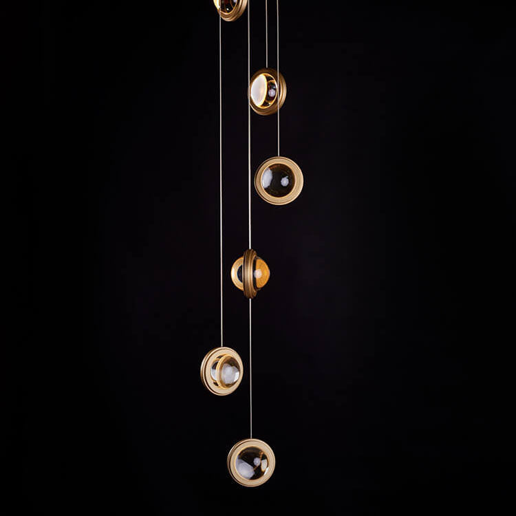 Post-modern Crystal Ball 1-Light LED Mini Pendant Light