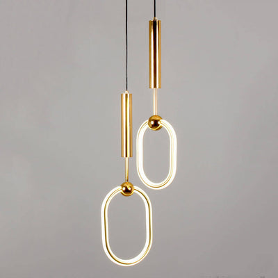 Post-modern Creative Circle Ring 1-Light LED Pendant Light