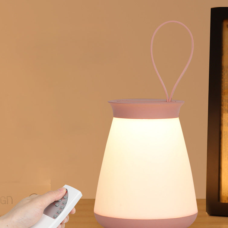 مصباح طاولة LED محمول من السيليكون الإبداعي 