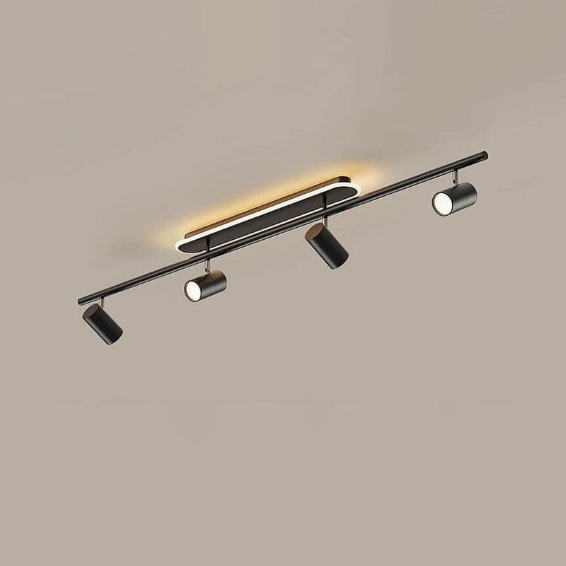 Modern Minimalist Tubular 5-Light LED Track Light