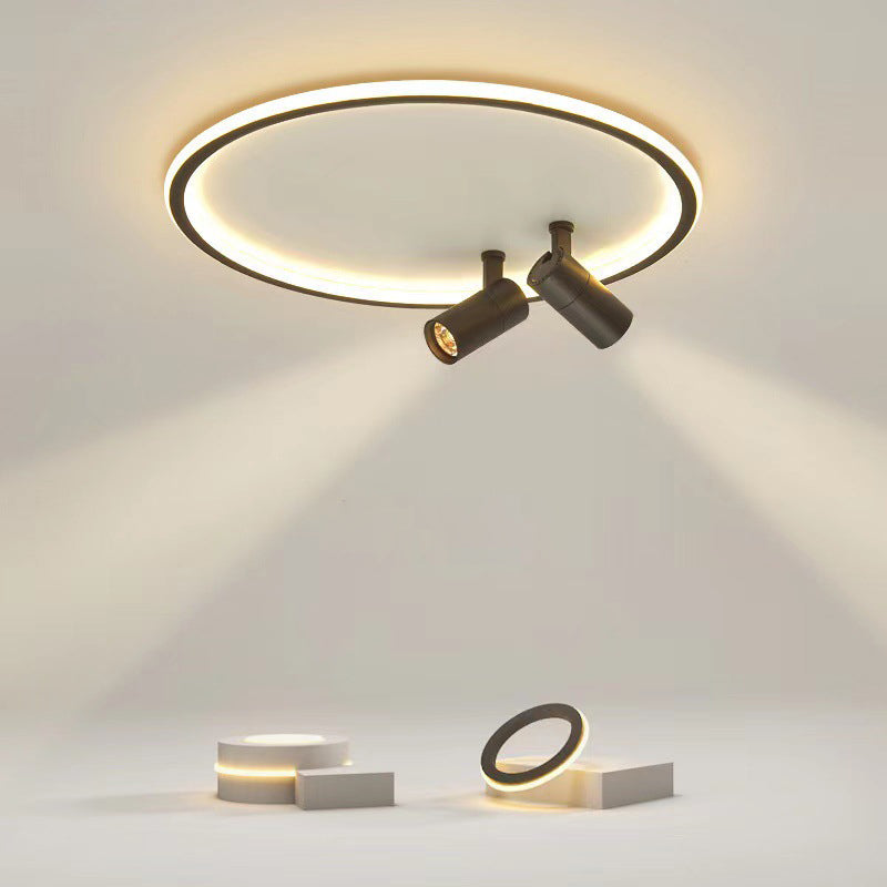 الثريا العصرية الصناعية الدائرية والمصباح الكشاف LED 