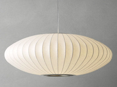 Fabric 1-Light Cocoon Pendant Light