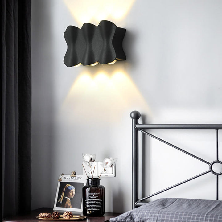 Moderne minimalistische wasserdichte Wandleuchten aus Aluminium mit LED 