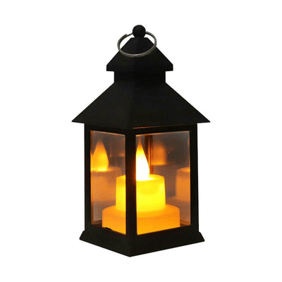 Halloween Horror Flame Lantern LED Table Hanging Decorations Lamp